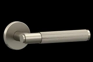 Brushed Stainless knurled handle