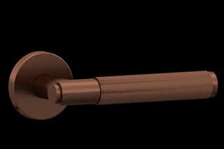 Copper knurled handle