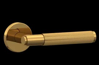 Heritage Gold knurled handle